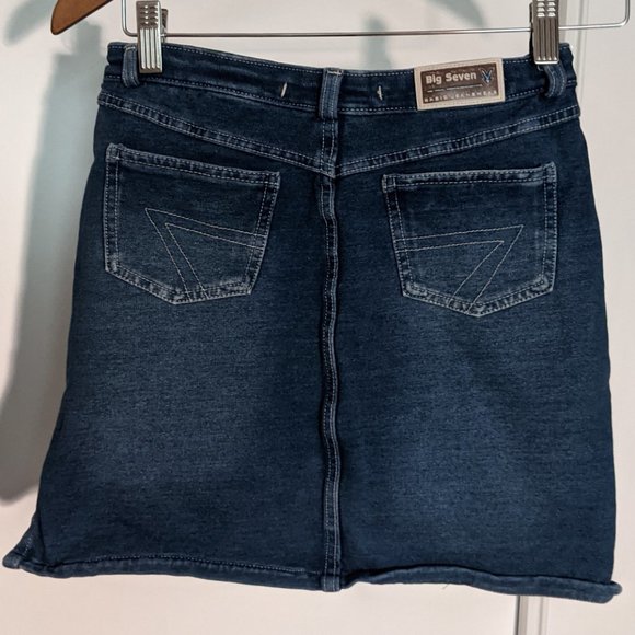 Big Seven soft denim style micro mini - Picture 3 of 3